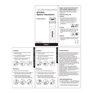 Ensemble réseau 10Go TP-Link TX401  - Câble Ethernet Cat6A blindé - Module cuivre SFP+ vers RJ45